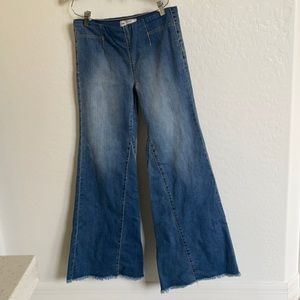Free People Pull On Flare Jeans
